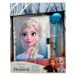 FROZEN 2 - DIARIO LENTEJUELAS + BOLIGRAFO