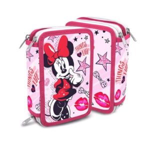 PLUMIER ESTUCHE MINNIE DISNEY TRIPLE