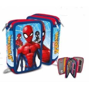 PLUMIER ESTUCHE SPIDERMAN MARVEL TRIPLE