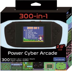 CONSOLA PORTÁTIL POWER ARCADE 2.8'' 300 JUEGOS