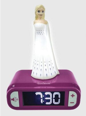 DESPERTADOR FROZEN DIGITAL LUZ DE NOCHE 3D Y EFECTOS