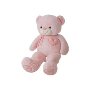 Peluche Oso valentin rosa   75 cm