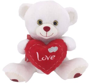 PELUCHE DE OSO CORAZON 50 CM BETI
