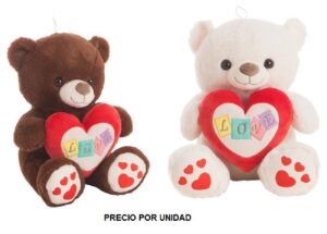 OSO DE PELUCHE CUADRI LOVE 32CM