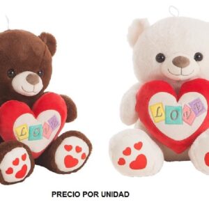 OSO DE PELUCHE CUADRI LOVE 32CM
