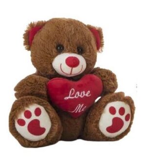 PELUCHE OSO AMOUR CORAZON 38CM