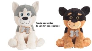 PELUCHE PERRITO TOBY CON HUESO 32CM
