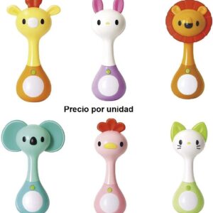 6 sonajeros 16 cm con luz y  musicas