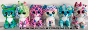 Peluche animales colores 20 cm