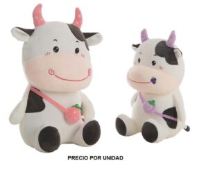 Peluche Vaquita fresita surtidas 40 cm col. surtidos.