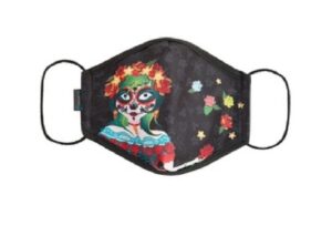 MASCARILLA HIGIÉNICA HALLOWEEN CATRINAS 6-9 AÑOS