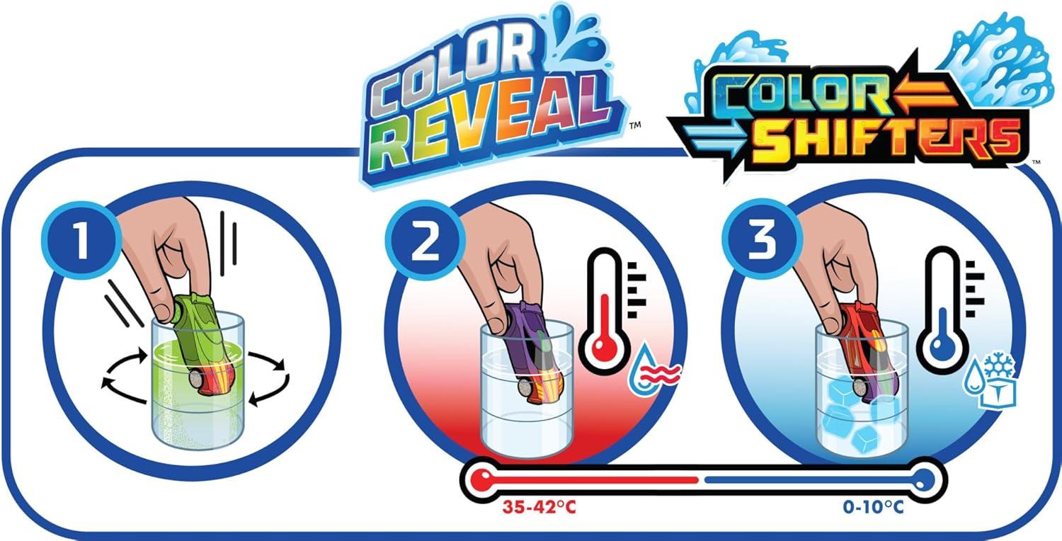 VEHICULO HOTWWHEELS COLOR SHIFTERS - Imagen 6