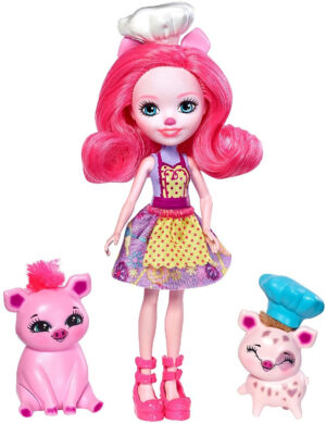 ENCHANTIMALS MUÑECA Y DIVERSIÓN FIESTA PASTELERA