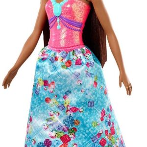 BARBIE PRINCESA DREAMTOPIA - TOP ROSA FALDA DIAMANTES