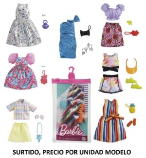 VESTIDOS BARBIE LOOK COMPLETO (SURTIDO)