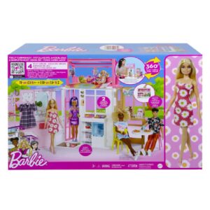 BARBIE CASA DE MUÑECAS DOS PISOS