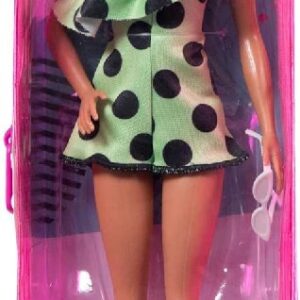 BARBIE FASHIONISTA VESTIDO ASIMÉTRICO MUÑECA MORENA