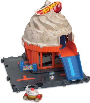 HOT WHEELS CITY TIENDA DE HELADOS PISTA PARA COCHE