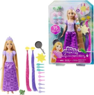 DISNEY PRINCESS RAPUNZEL PEINADOS MÁGICOS MUÑECA