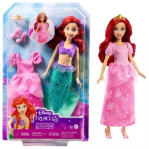 DISNEY PRINCESS ARIEL SIRENA Y PRINCESA