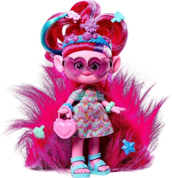 TROLLS 3 TODOS JUNTOS REINA POPPY MUÑECA CON PELO
