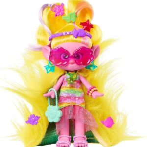 TROLLS 3 TODOS JUNTOS VIVA MUÑECA CON PELO AMARILLO
