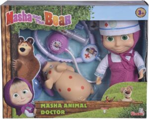 MUÑECA MASHA VETERINARIA 23CM