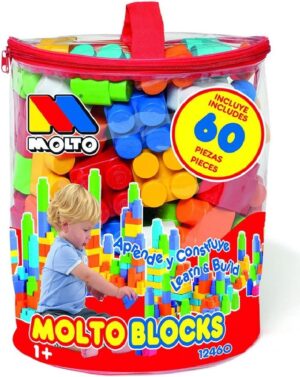 Bolsa Bloques 60 Piezas construccion