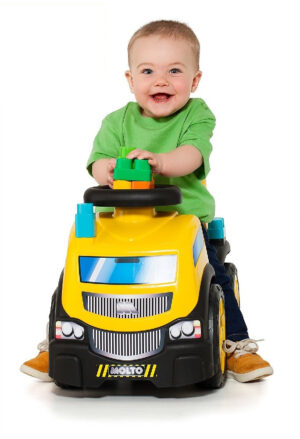 Correpasillos 3 en 1 Amarillo + 10 Bloqu