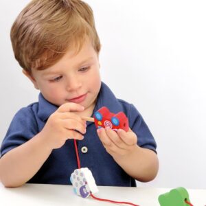 JUEGO DE MADERA CORDÓN (VEHICULOS O GRANJA)