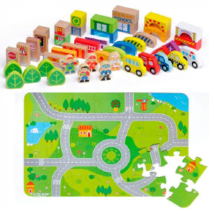 CIUDAD BLOQUES DE MADERA MOLTO