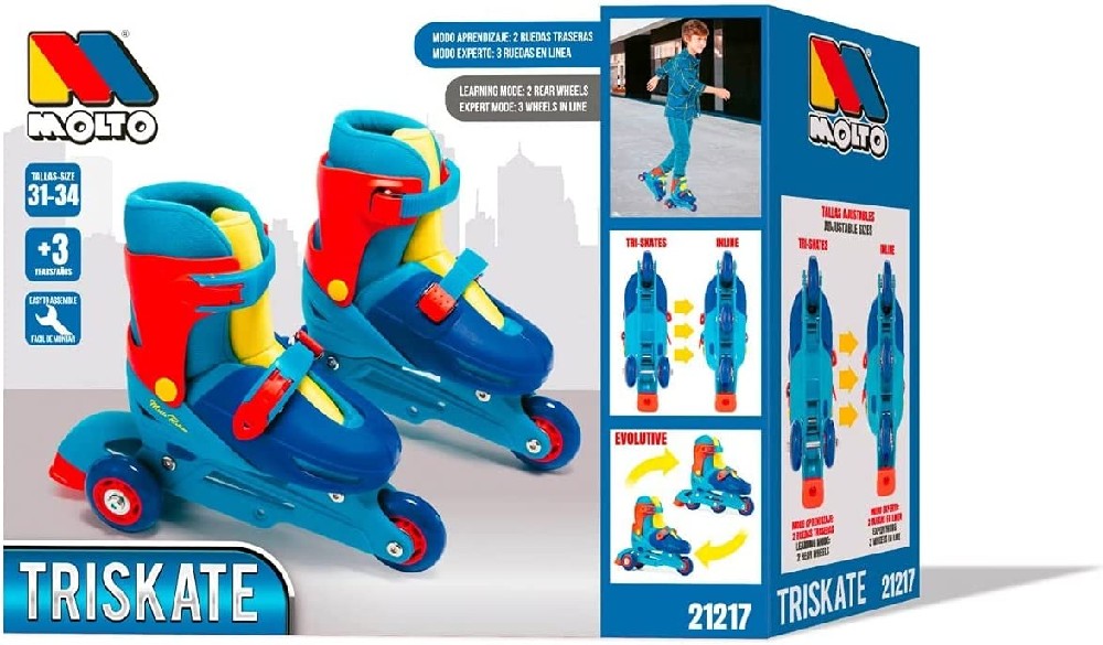 Patines en línea 31-34 Evolutivos Molto - Imagen 2