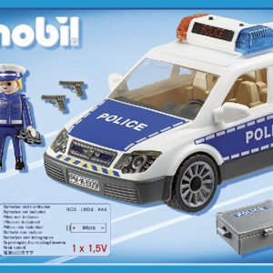 COCHE POLICÍA CON LUCES Y SONIDO PLAYMOBIL 6920