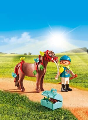 JINETE CON PONI MARIPOSA PLAYMOBIL 6971