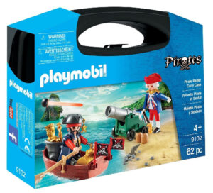 MALETÍN GRANDE PIRATA Y SOLDADO PLAYMOBIL 9102