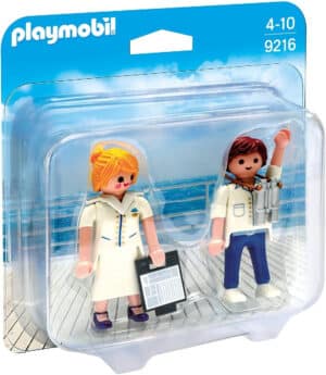 DUO PACK AZAFATA Y PILOTO  PLAYMOBIL 9216