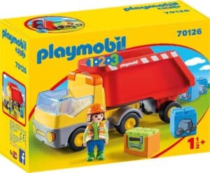 PLAYMOBIL 1.2.3 CAMI0N DE CONSTRUCCION 70126