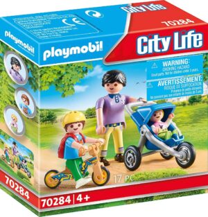 MAMA CON NIÑOS - PLAYMOBIL 70284