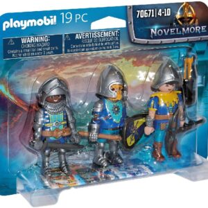 SET DE 3 CABALLEROS DE NOVELMORE - PLAYMOBIL 70671