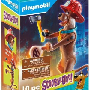 SCOOBY-DOO! FIGURA COLECCIONABLE BOMBERO PLAYMOBIL