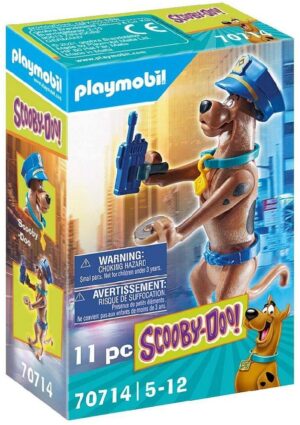 SCOOBY-DOO! FIGURA COLECCIONABLE POLICIA PLAYMOBIL