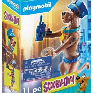 SCOOBY-DOO! FIGURA COLECCIONABLE POLICIA PLAYMOBIL