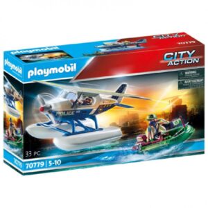PLAYMOBIL POLICIA HIDROAVION PERSECUCION DE CONTRABANDISTA
