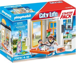 PLAYMOBIL CITY LIFE STARTER PACK PEDIATRA - 70818