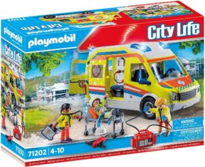 AMBULANCIA CON LUZ Y SONIDO PLAYMOBIL 71202