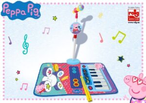 PEPPA PIG - ALFOMBRA BATERIA Y PIANO CON MICRO