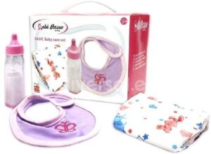 SET CANASTILLA BIBERON + PAÑAL + BABERO