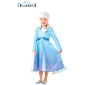 DISFRAZ ELSA DE FROZEN 2 LUJO EN CAJA 7-8 AÑOS