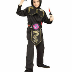 CINTURON NINJA CON LUZ, SONIDOS Y DISPARADOR