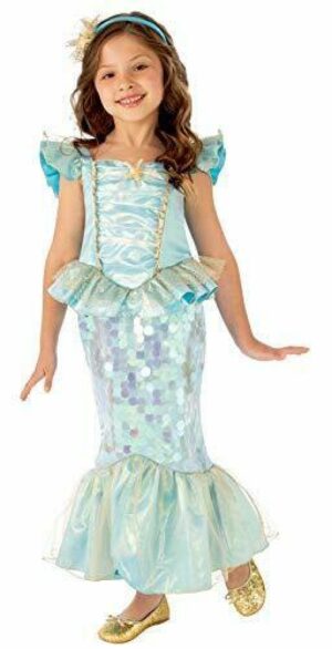 DISFRAZ SIRENA AZUL 5-7 AÑOS